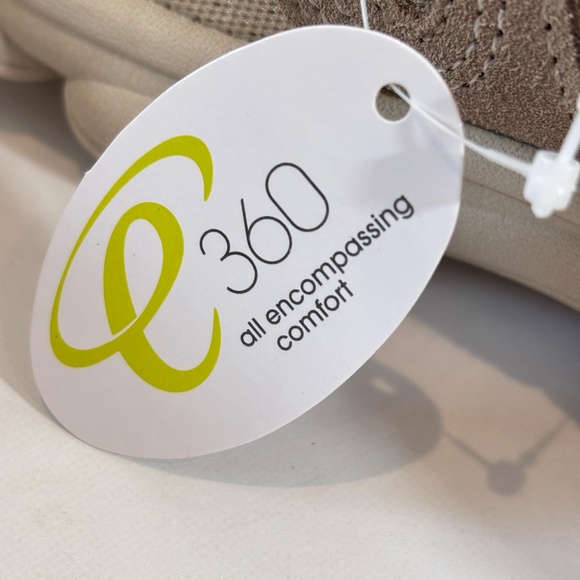 Easy Spirit e360 Women's Slip-on SZ 9.5 Cream Tan Gray Riptide Clogs NWT - Picture 6 of 9